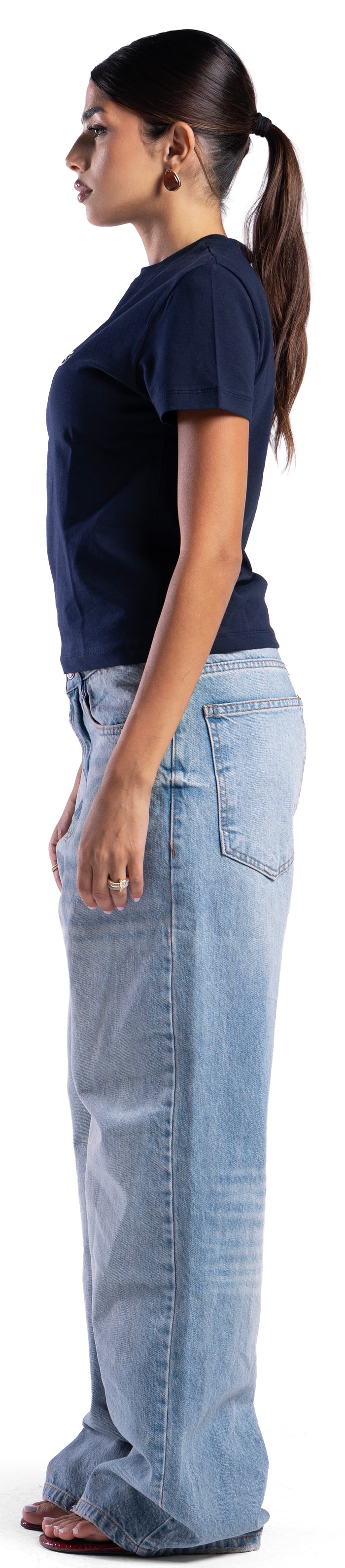 SKY WASH BAGGY DENIM UNISEX