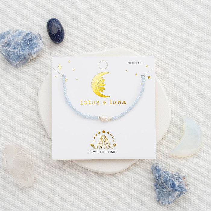 "Skys The Limit" Goddess Necklace, on brand card