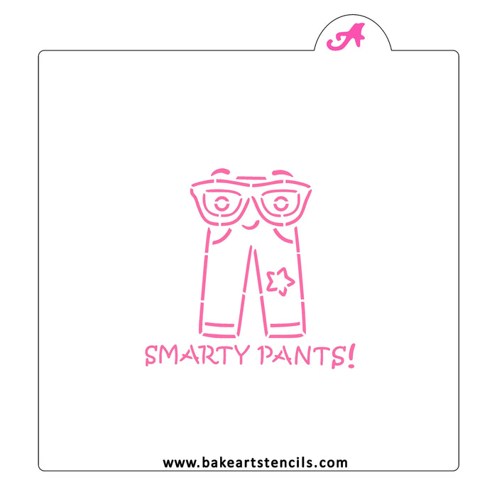 Smarty Pants PYO Cookie Stencil bakeartstencils
