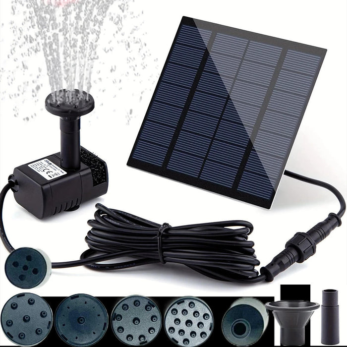 Solar Powered Water Fountain Pump