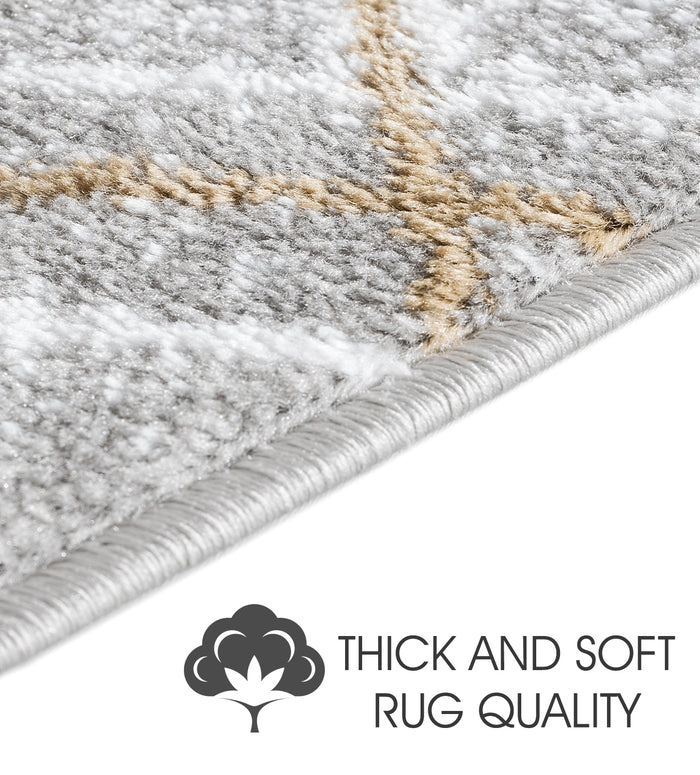 Stair Treads Rug 9"x28" Modern Collection | Gray