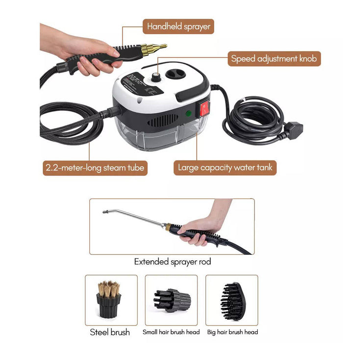 Steam Cleaner Handheld Cordless