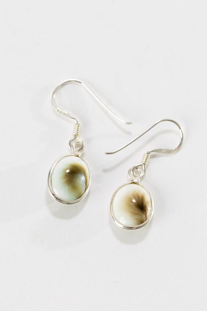 Small Sterling Shiva Eye Earrings