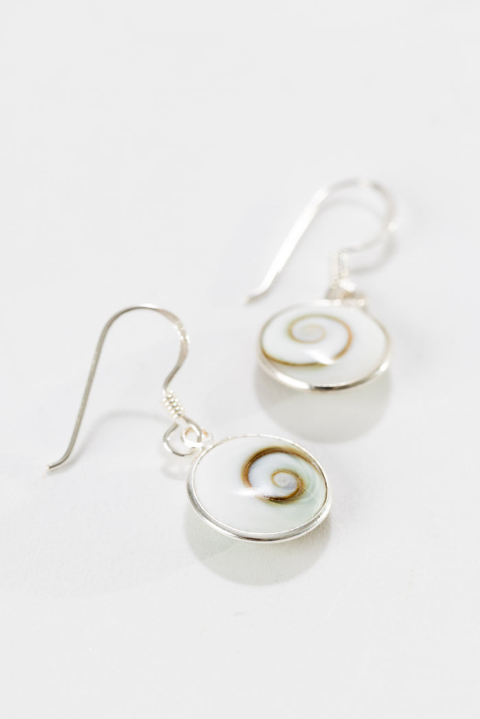 Medium Sterling Shiva Eye Earrings