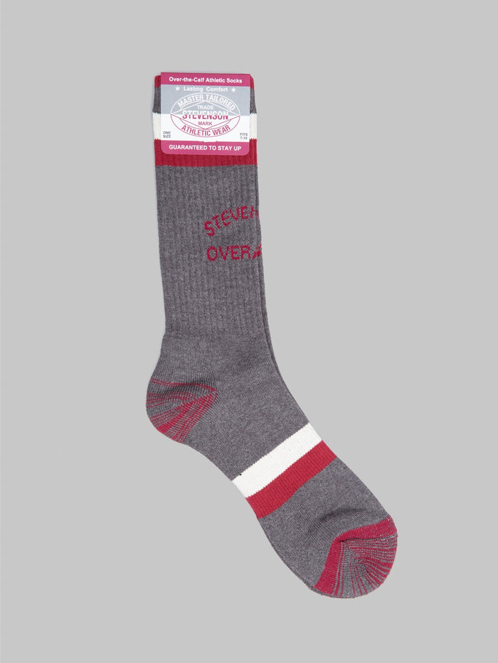 stevenson overall athletic socks grey