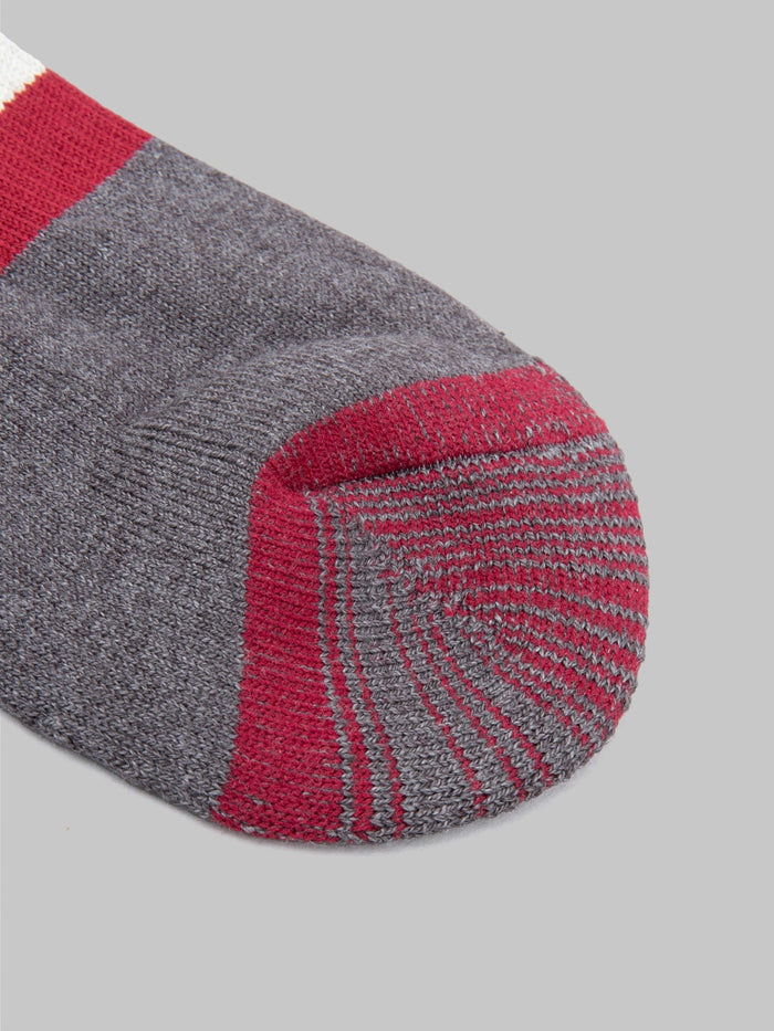 stevenson overall athletic socks grey toe