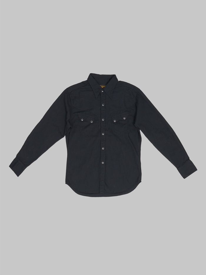 Stevenson Overall Cody Shirt black denim front