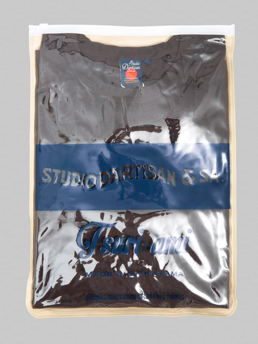 Studio D'Artisan 9913 Loopwheel T-Shirt Black