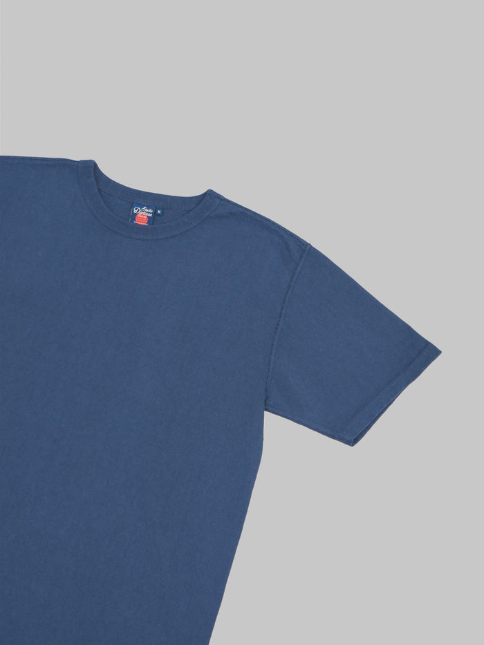 Studio DArtisan 9913 Loopwheel TShirt navy sleeve