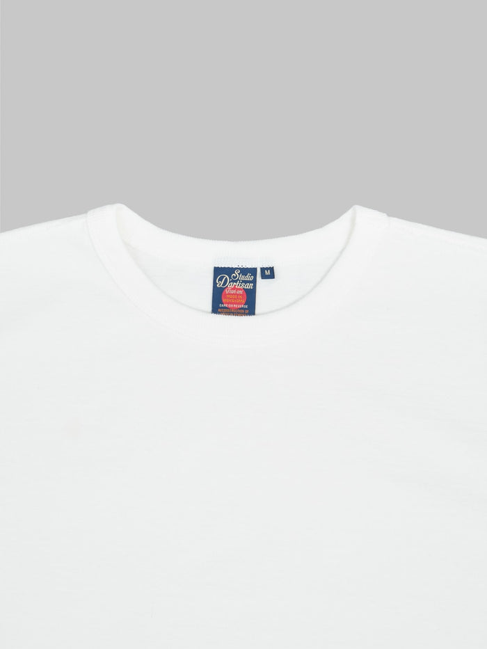 Studio. DArtisan 9913 Loopwheel TShirt White collar