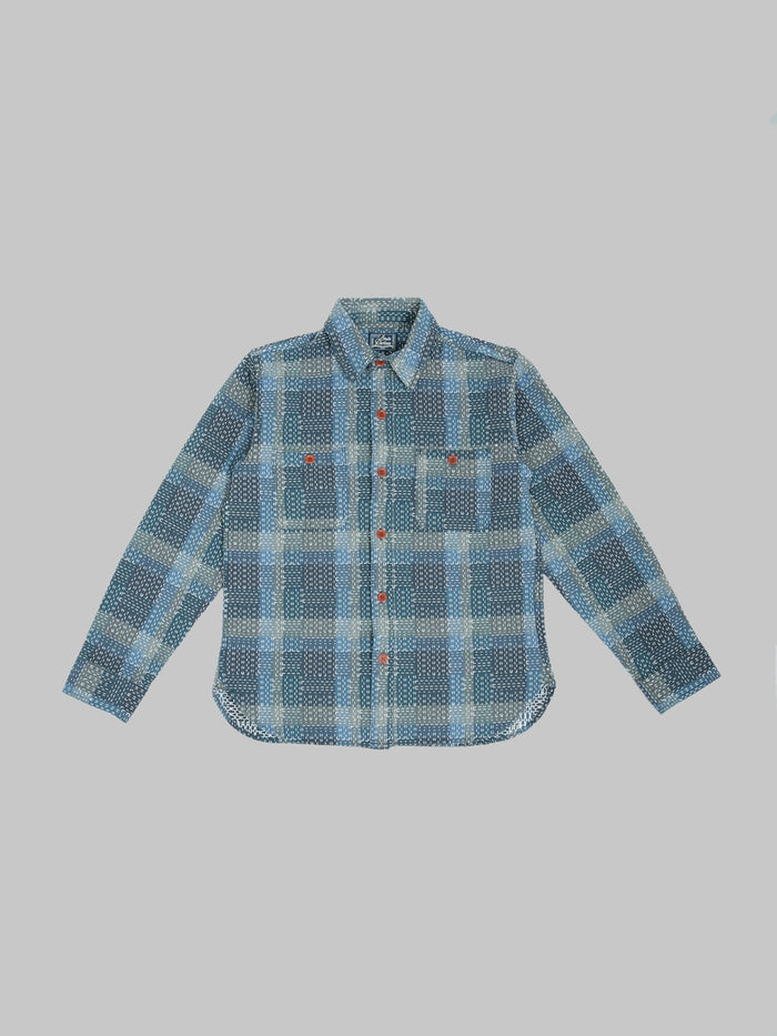 Studio D'Artisan Noragi Sashiko Shirt front