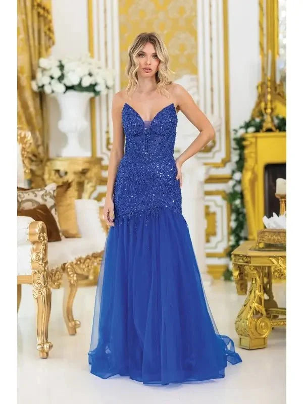 {Stunning Spaghetti Strap Prom Dress 2026} - {} at {Linda Mariposa}