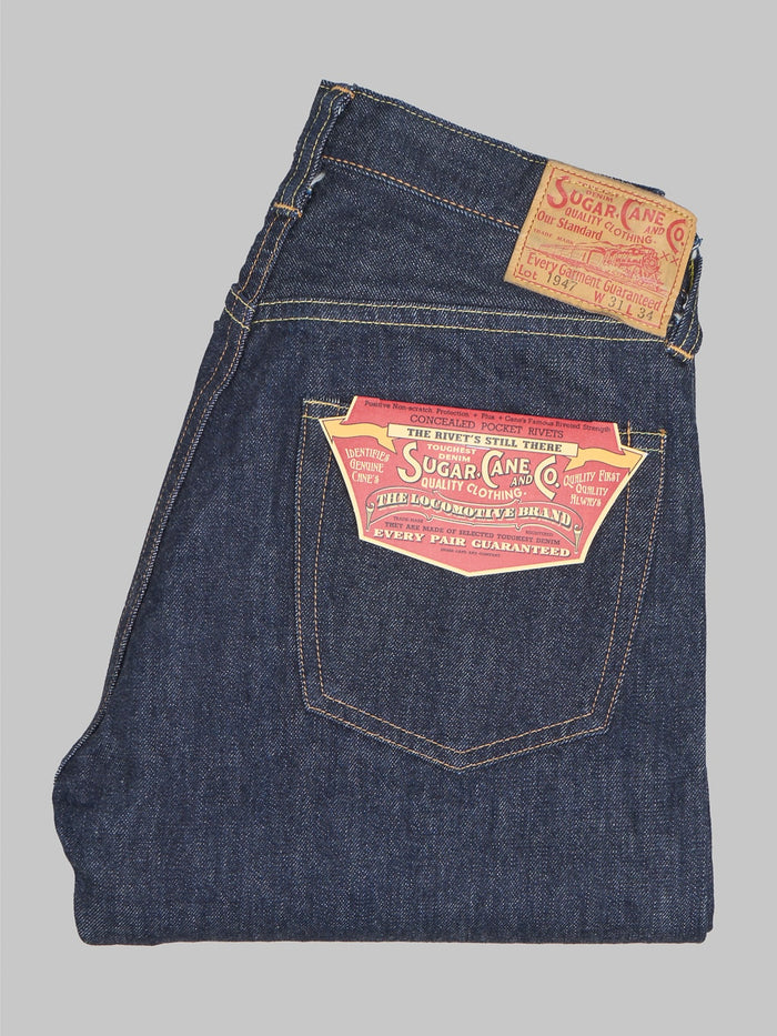 Sugar Cane "1947 Model" 14.25oz Regular Straight Jeans - Redcast Heritage Co.