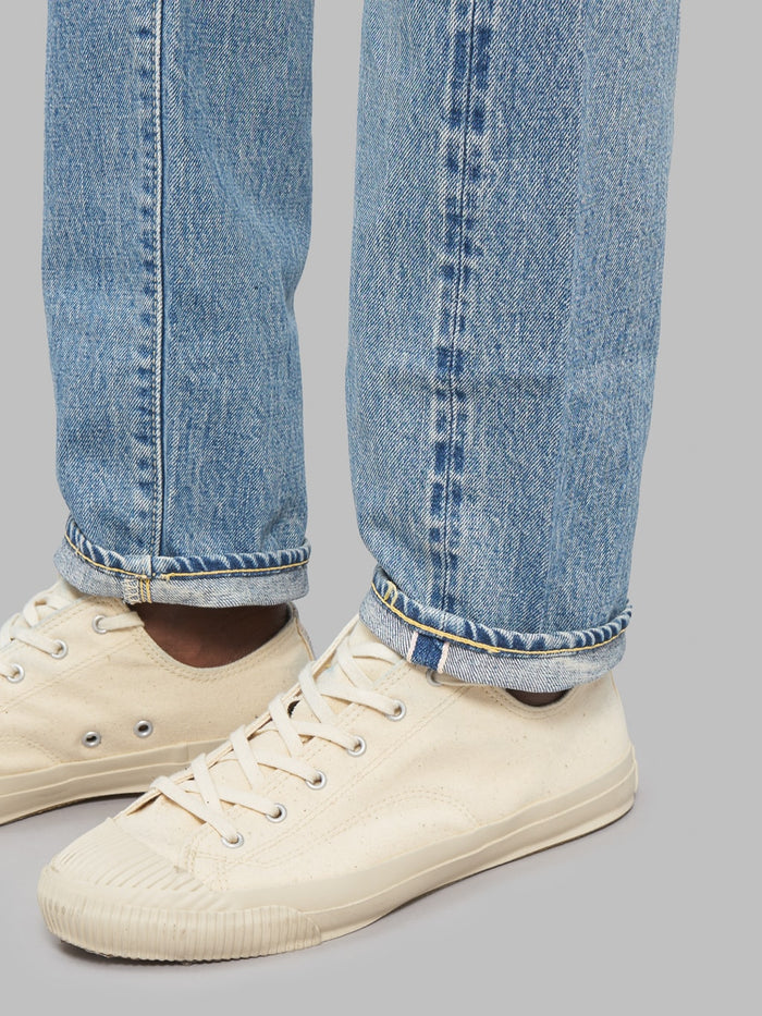 Sugar Cane 2021SW Model Stonewashed Slim Tapered selvedge Jeans selvedge
