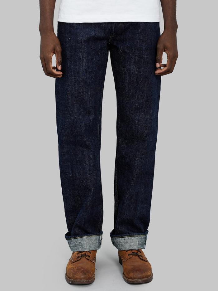 Sugar Cane Hawaii 14 oz Regular Straight Jeans front fit