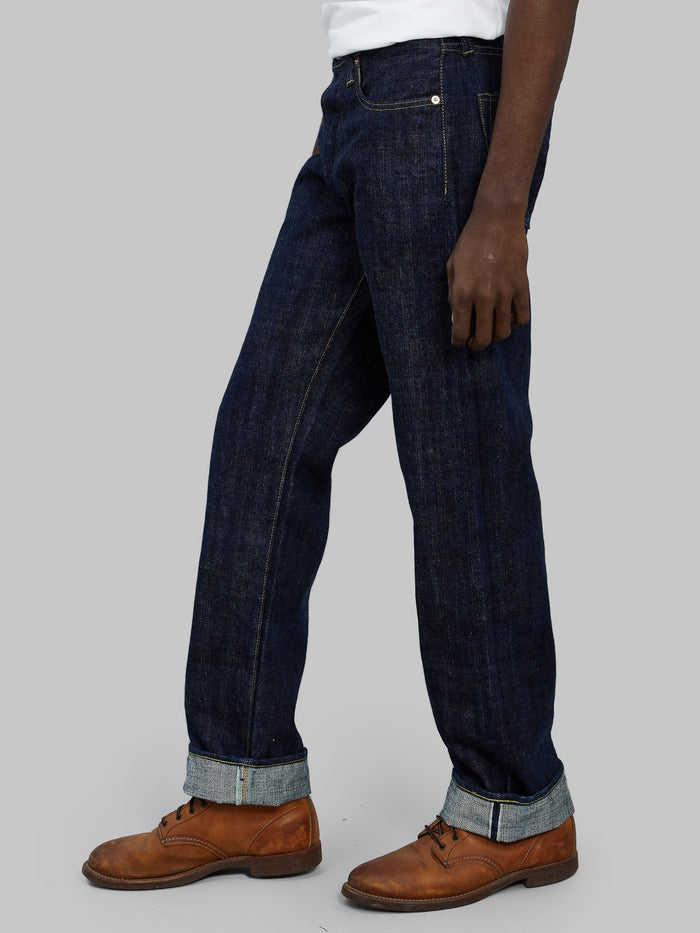 Sugar Cane Hawaii 14 oz Regular Straight Jeans side fit