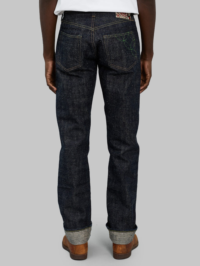 Sugar Cane Okinawa 14oz Regular Straight Jeans back fit