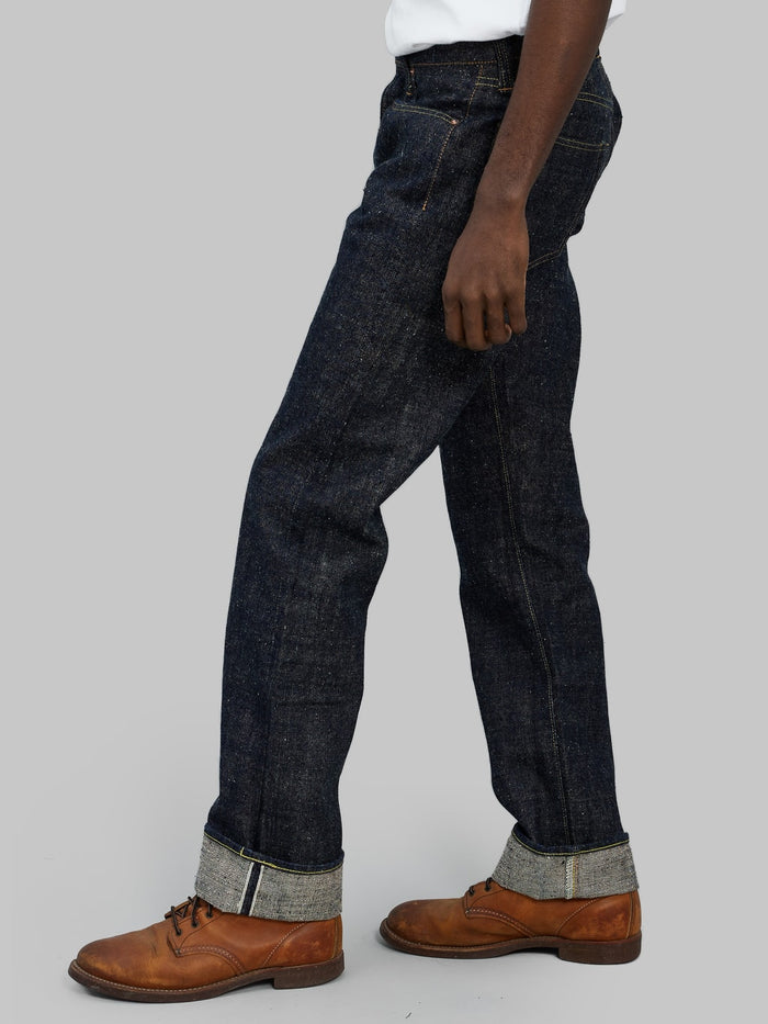 Sugar Cane Okinawa 14oz Regular Straight Jeans side fit