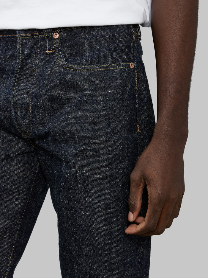 Sugar Cane Okinawa 14oz Regular Straight Jeans front pocket