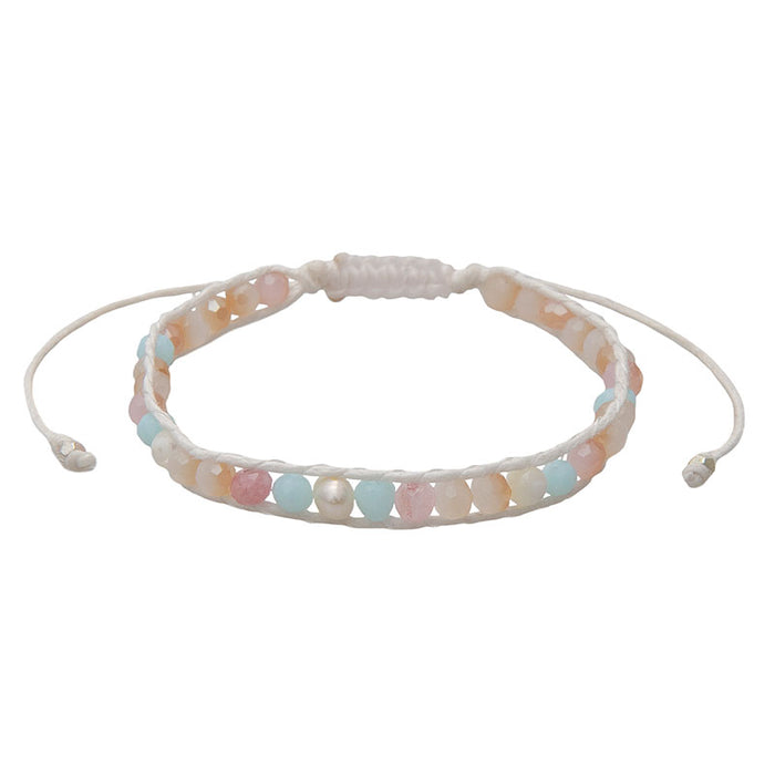 Sunbeam Healing Bracelet, flat lay cotton cord