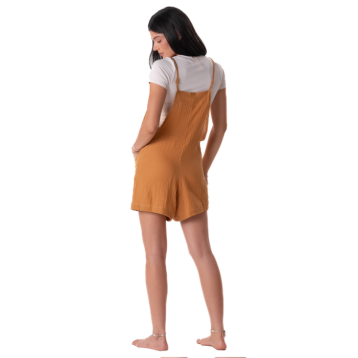 Sunflower Boardwalk Romper, back