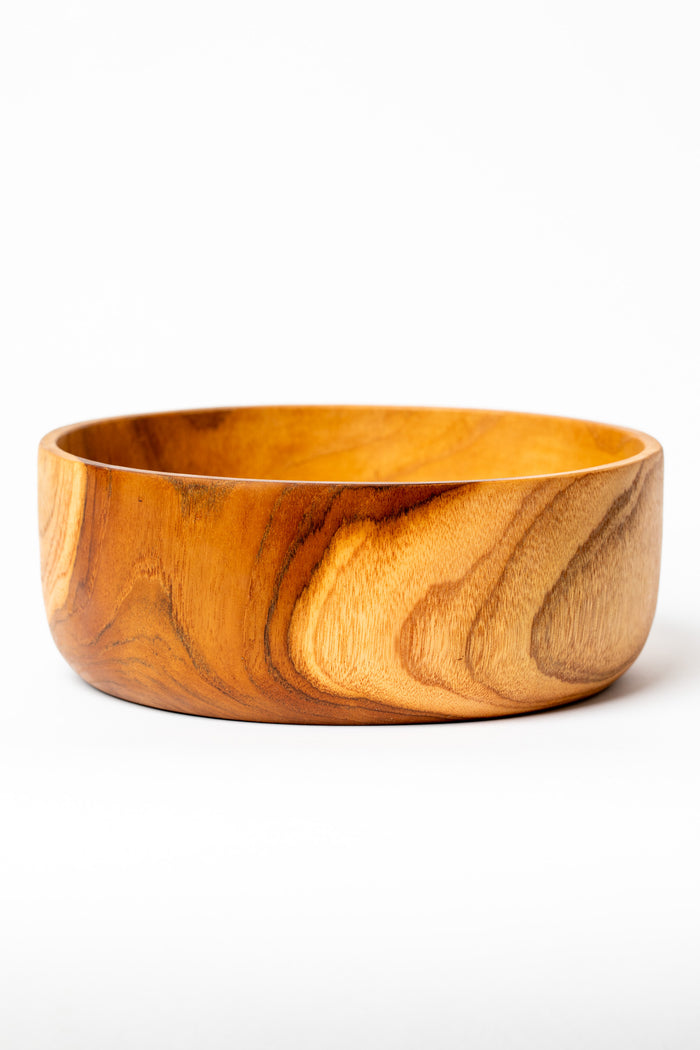 Surya Teak Wood Salad Bowl