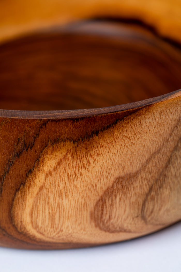Surya Teak Wood Salad Bowl