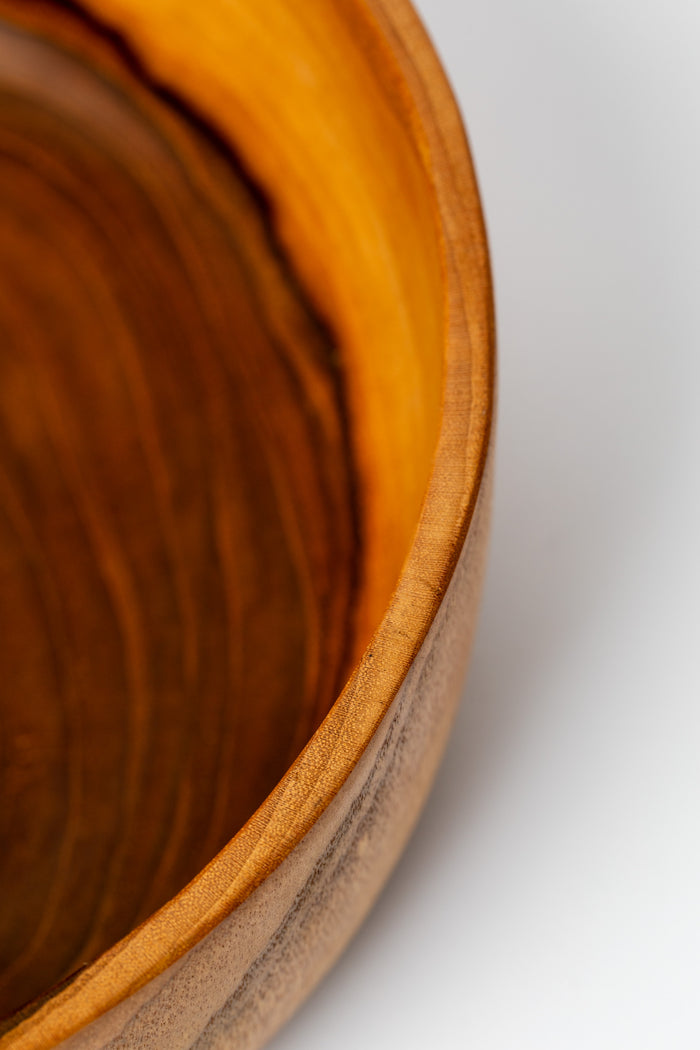 Surya Teak Wood Salad Bowl