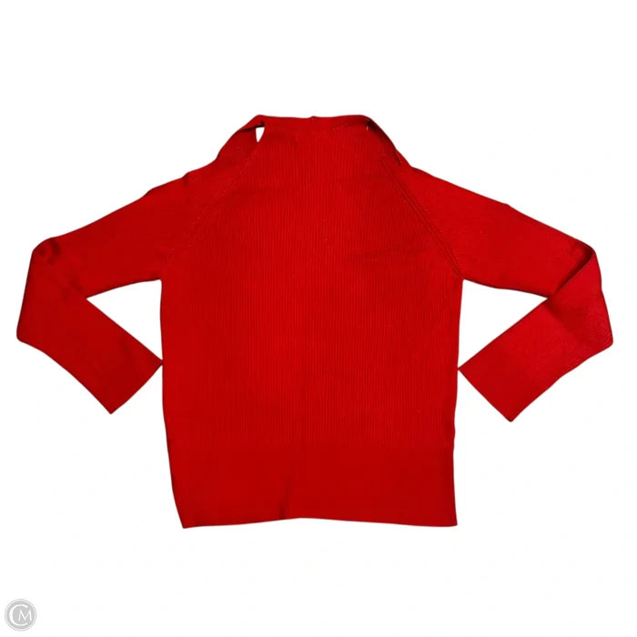 Sweater By Anthropologie In Red, Size: L