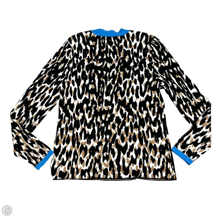 Sweater By Inc In Leopard Print, Size: L