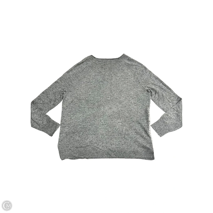 Sweater By J. Crew In Grey & White, Size: S