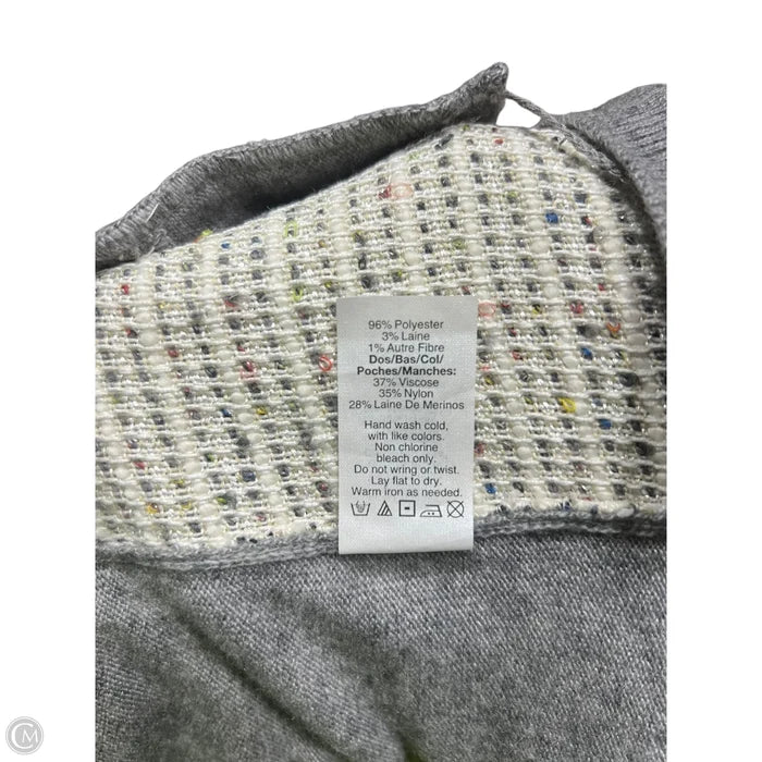 Sweater By J. Crew In Grey & White, Size: S