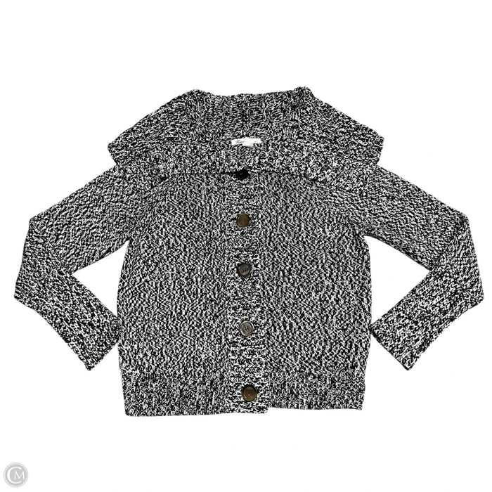 Sweater By Kenneth Cole In Black & White, Size: M