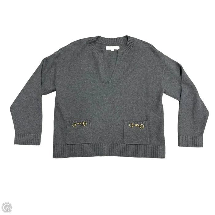 Sweater By Loft In Grey, Size: S