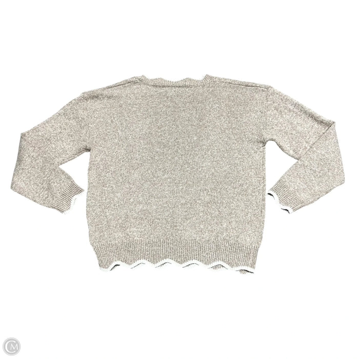 Sweater By Shein In Cream & Tan, Size: L