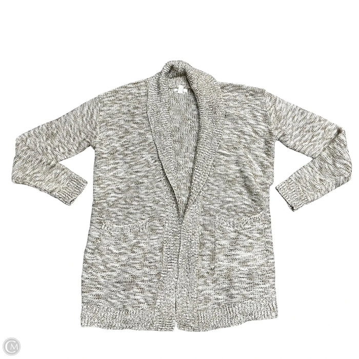 Sweater Cardigan By Bp In Tan & White, Size: S