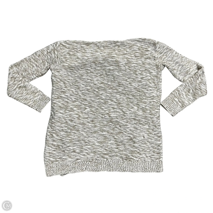 Sweater Cardigan By Bp In Tan & White, Size: S