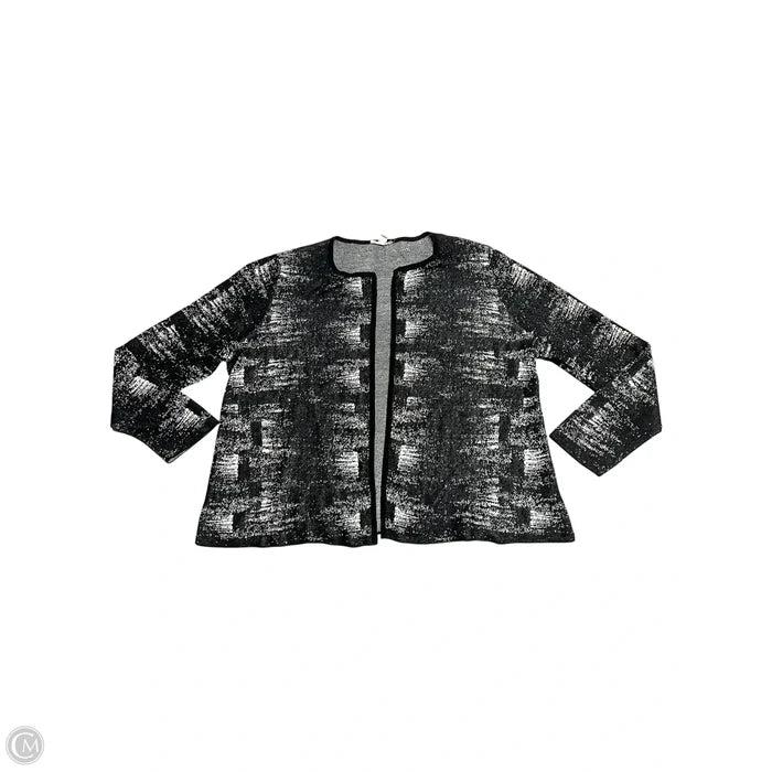 Sweater Cardigan By Eileen Fisher In Black, Size: Xl