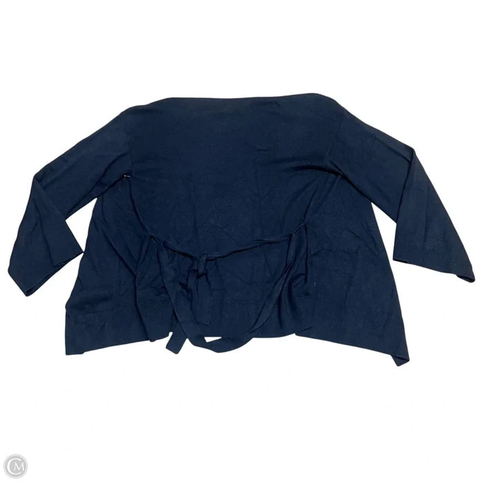 Sweater Cardigan By Loft In Navy, Size: S