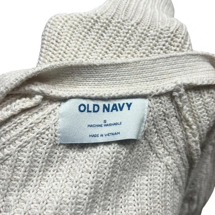 Sweater Cardigan By Old Navy In Tan, Size: S