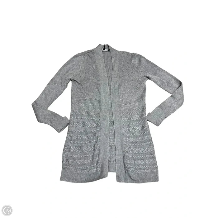 Sweater Cardigan By White House Black Market In Grey, Size: S
