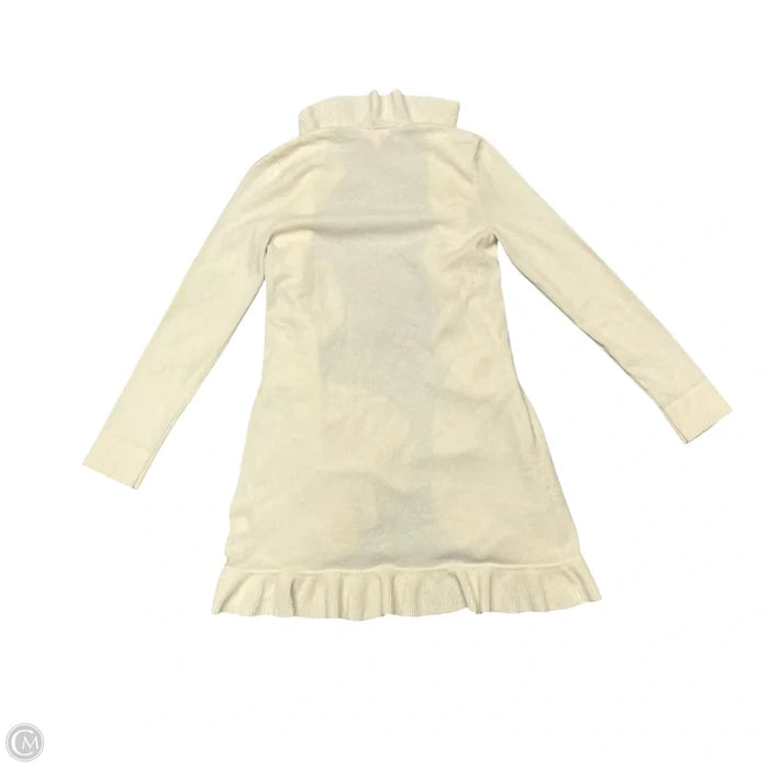 Sweater Cardigan Designer By Lilly Pulitzer In Cream, Size: S