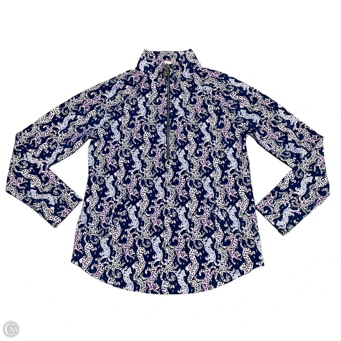 Sweatshirt Designer By Lilly Pulitzer In Blue & Pink, Size: S