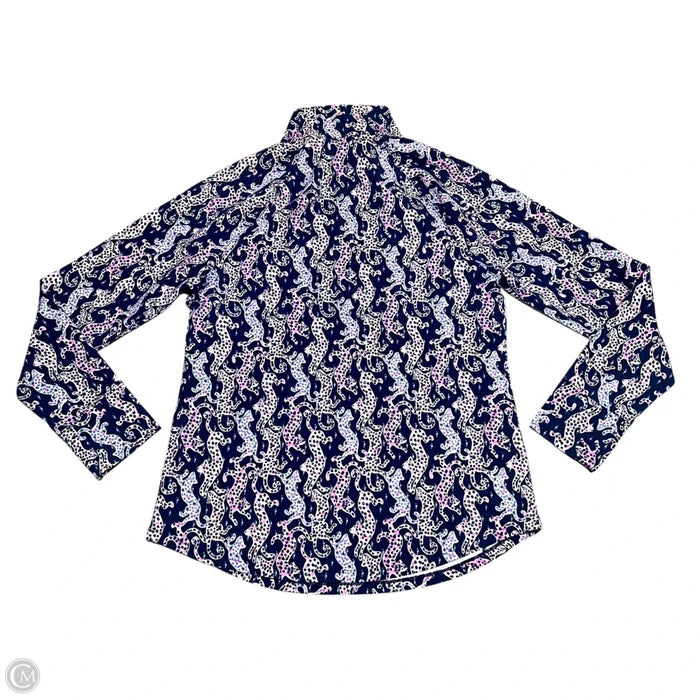 Sweatshirt Designer By Lilly Pulitzer In Blue & Pink, Size: S