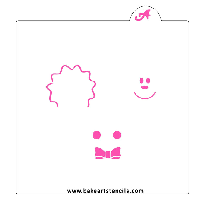 Switch a Gingerbread Oreo Stencil bakeartstencil