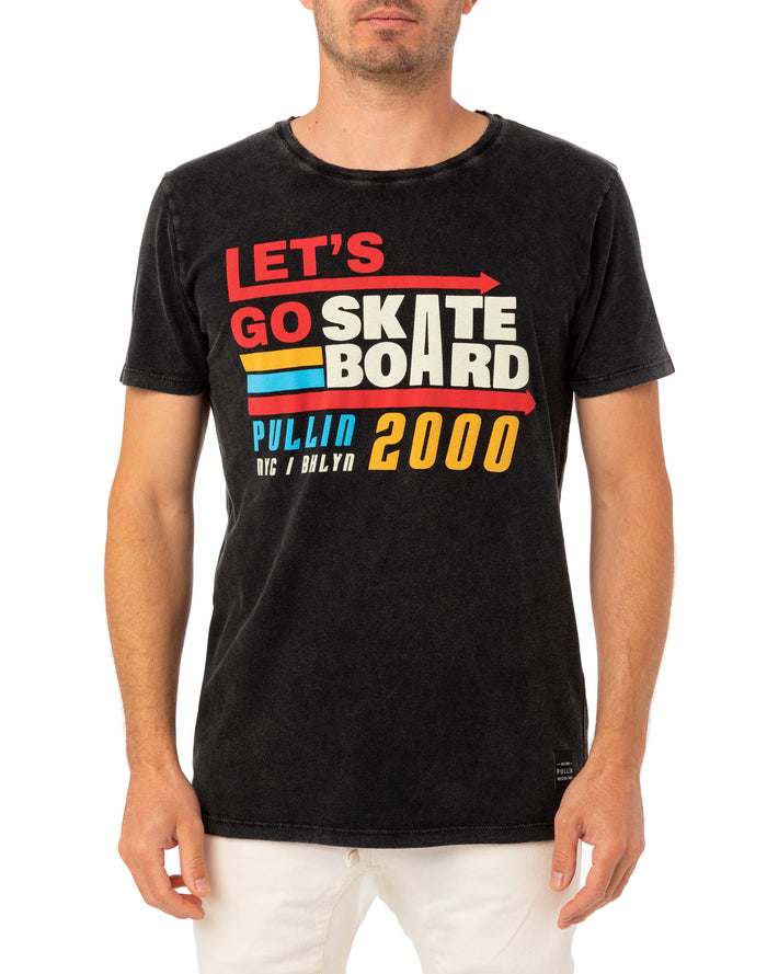 t-shirt homme goskate PULLIN en coton