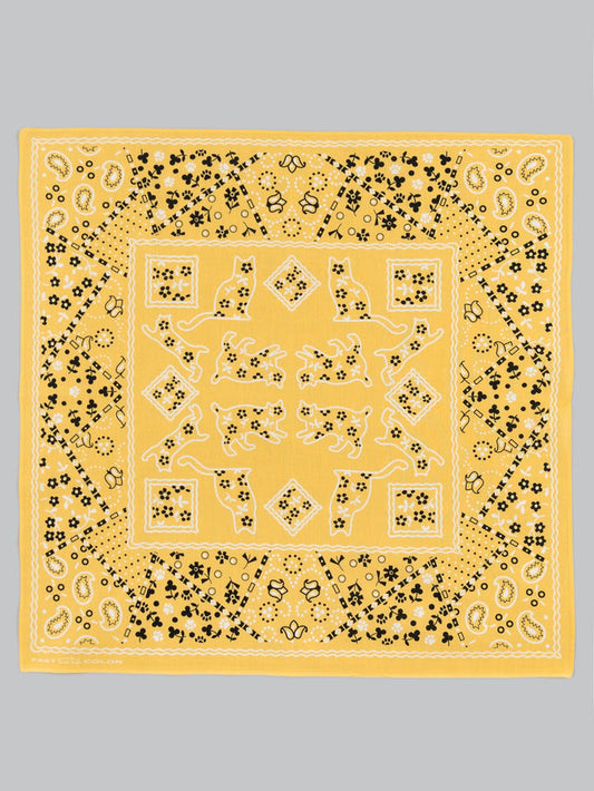tcb cat bandana yellow