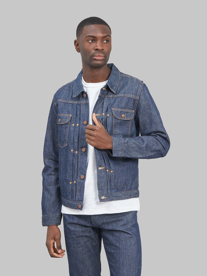 TCB Working Cat Hero selvedge denim Jacket style