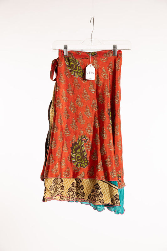 Long Sari Silk Magic Skirt