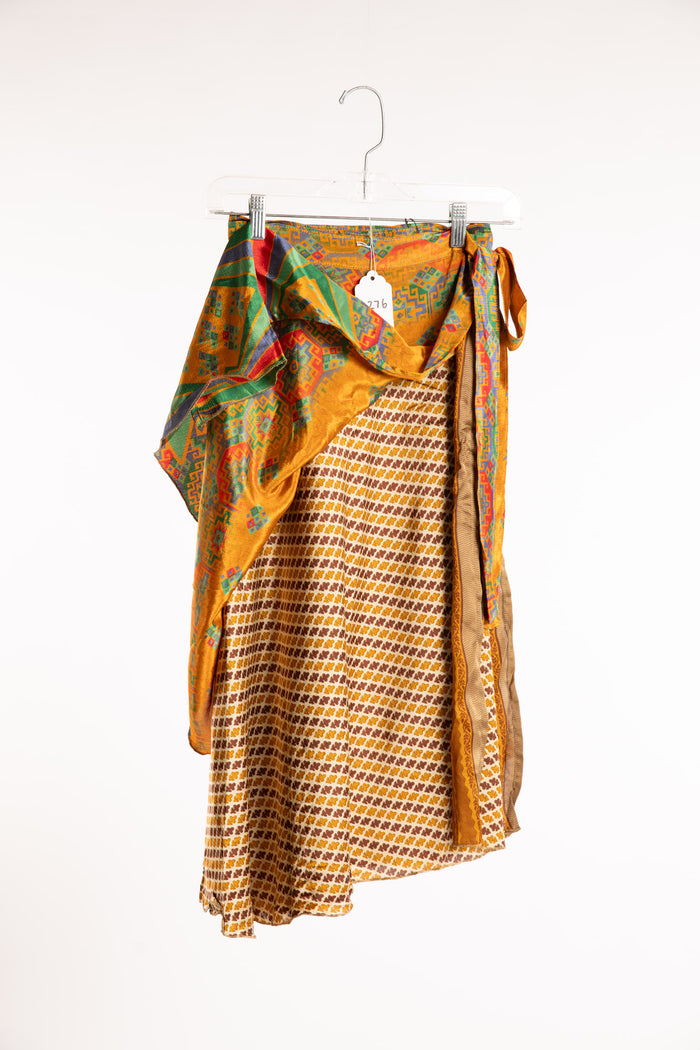 Long Sari Silk Magic Skirt